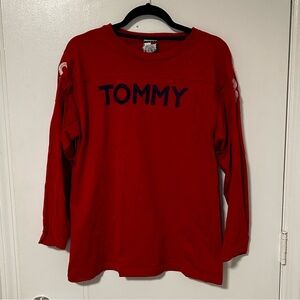 Tommy Hilfiger Kids Red Long Sleeve Tee